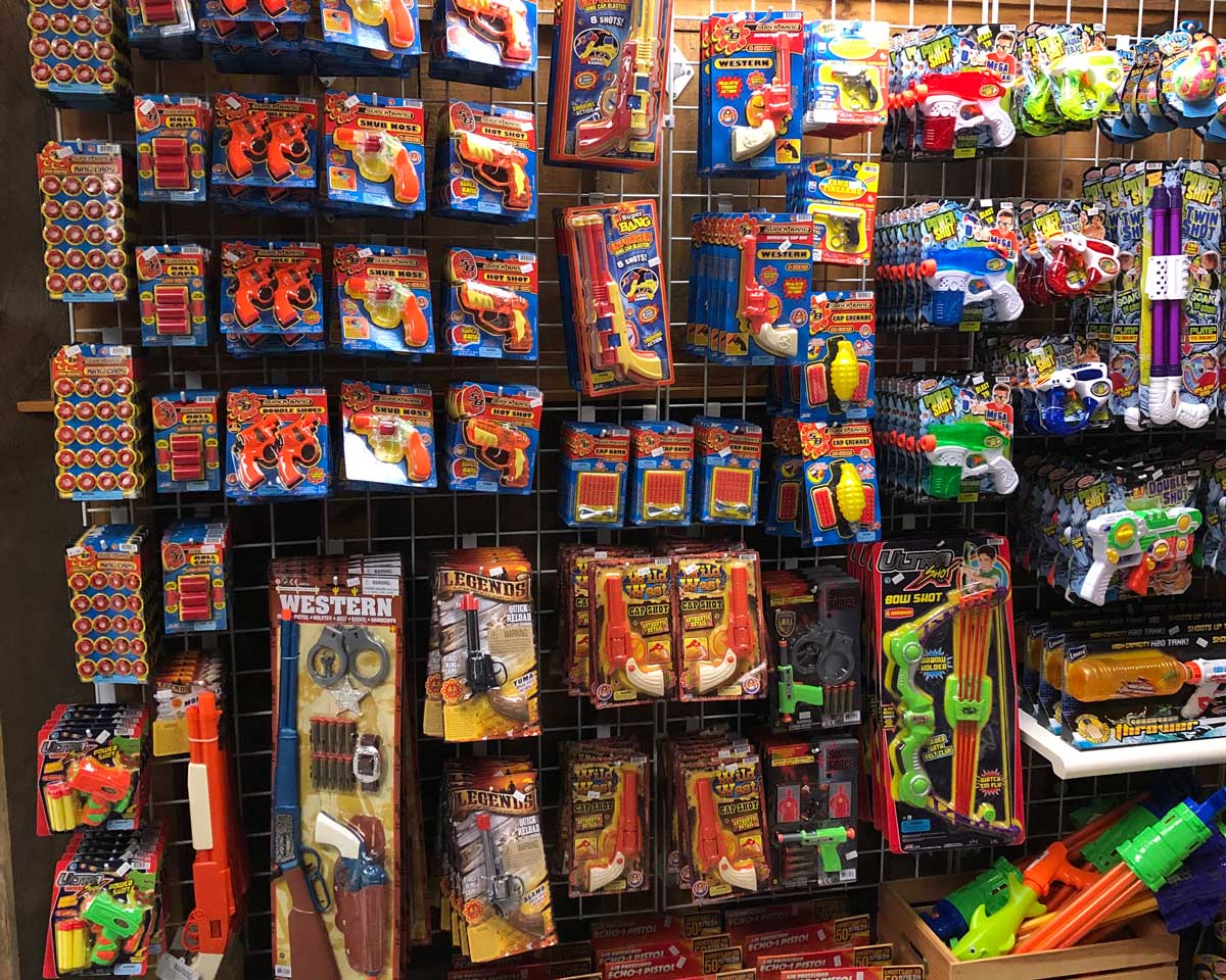 Cap-_-Water-Guns Pine Acres Resort | Country Store | Cap and Water Guns